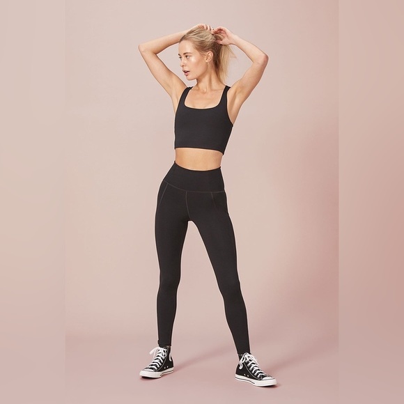 Girlfriend Collective Black High waist a compression Legging 💕 - Picture 1 of 6